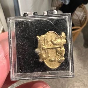 Disney cast member 1 year Steamboat Willy pin